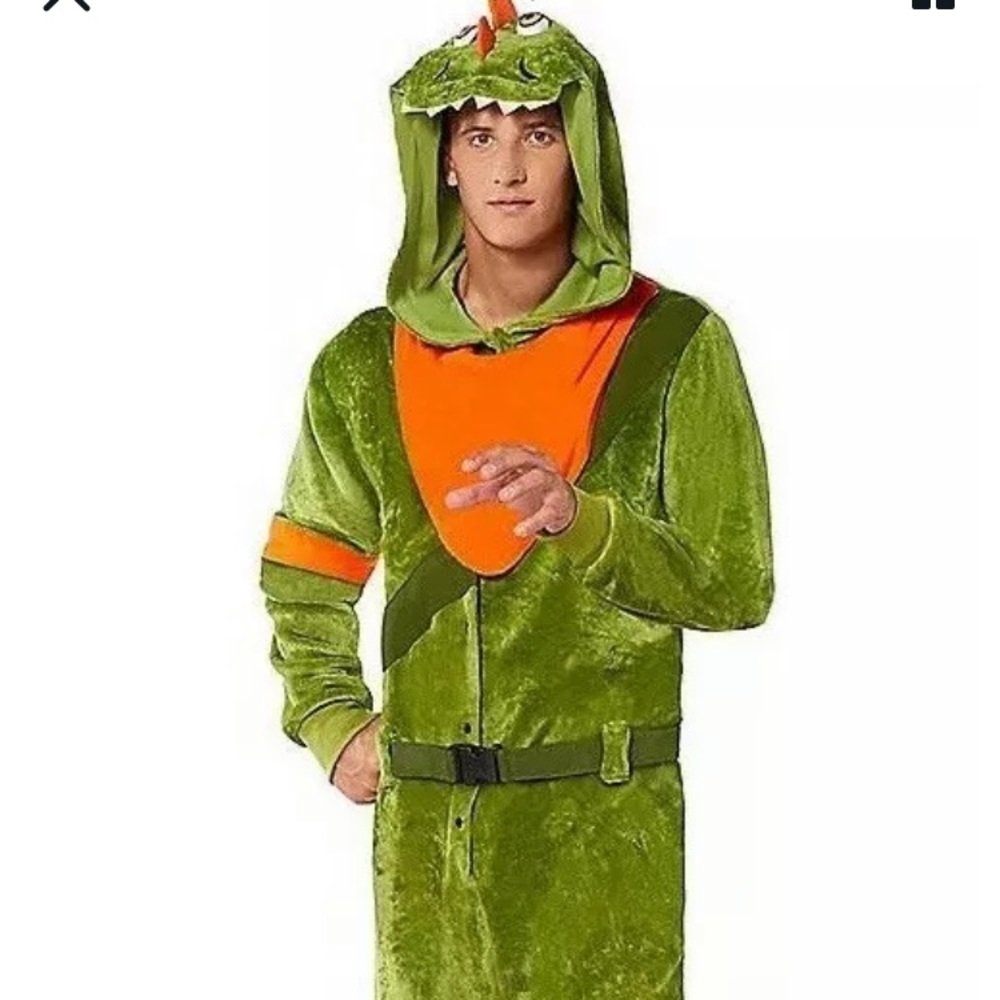 Fortnite adult T-Rex Pajamas Onesie